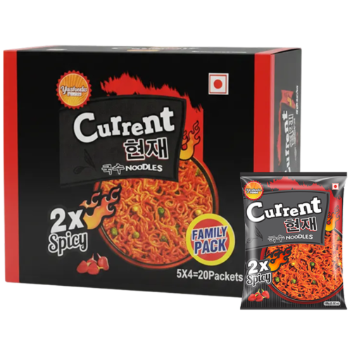 Current noodles 2x spicy 20 packets