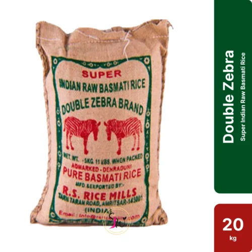 Home 28 Double Zebra Basmati Rice package
