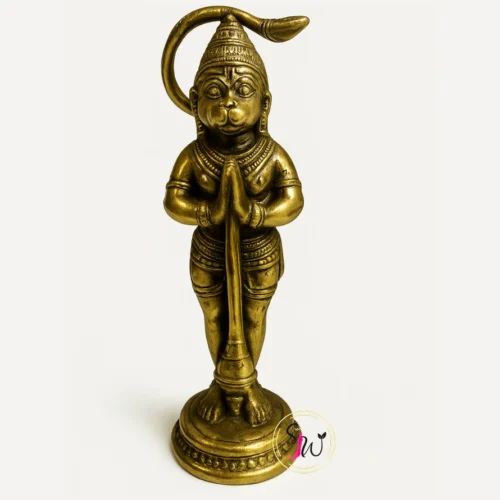 Standing Lord Hanuman Metal Statue