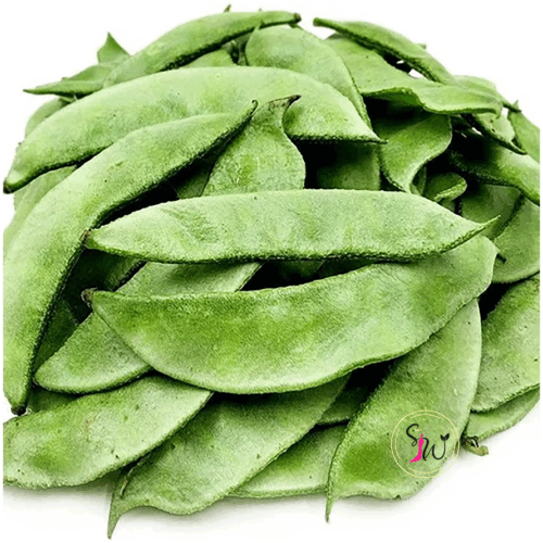 Fresh Tate Simi (टाटे सिमि) green beans in basket