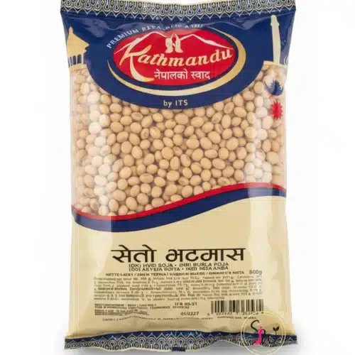 White Soybeans (सेतो भटमास) – high protein legumes, 500 g packs
