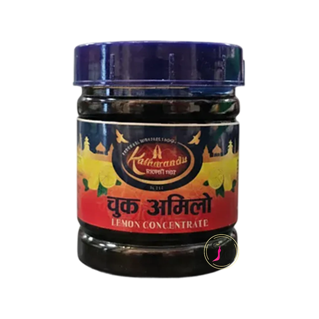 Kathmandu Lemon Concentrate (चुक आमिलो) - 200ml 1 Kathmandu Lemon Concentrate (चुक आमिलो) – Natural Lemon Concentrate