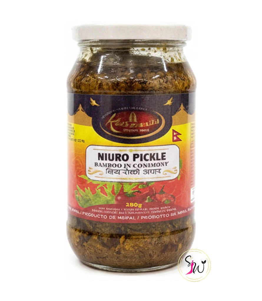 Kathmandu Niuro Pickle 1 Kathmandu Niuro Pickle fiddlehead fern shoots pickle 100g