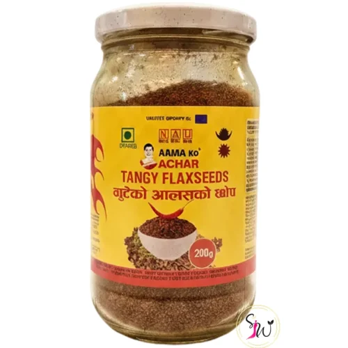 Home 56 Aaama ko tangy flaxseed aachar Aalasko Chhop pickle