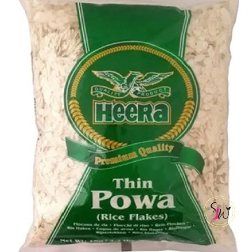 Home 32 Heera Thin Rice Flakes 1kg – Light and delicate fladtrykt ris for poha, upma, and snacks