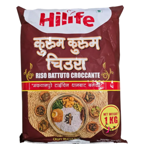 Hilife Chiura crispy beaten rice 500g