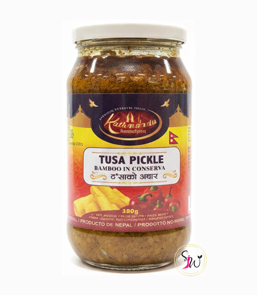 Kathmandu Tusa Pickle (Bamboo in conserva) 1 Kathmandu Tusa pickle bamboo shoot pickle bamboo in conserva
