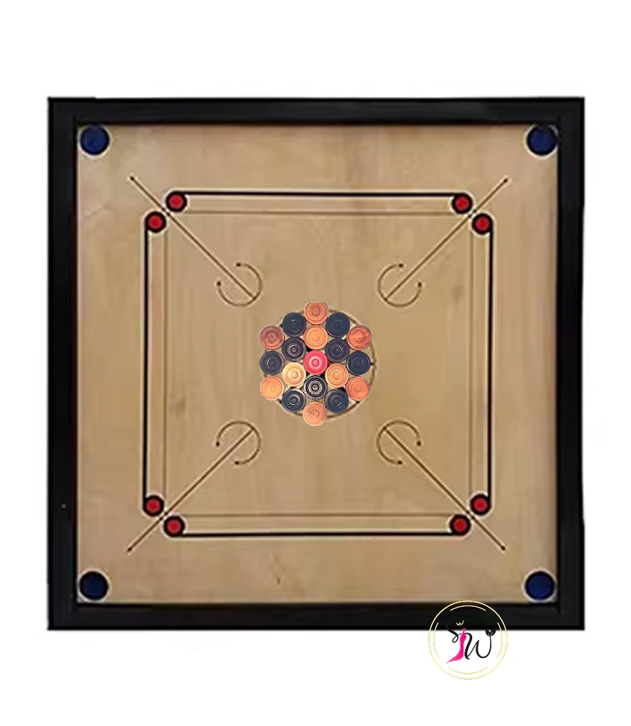 KSM High Quality Wooden Carrom Board – 26 Inches 1 KSM High Quality Wooden Carrom Board – 26 Inches