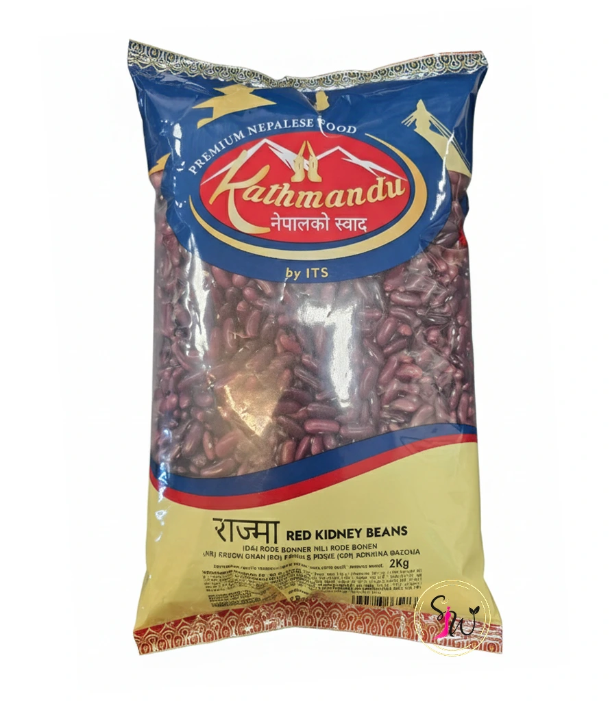 Red Kidney Beans (राजमा) – 1kg and 2kg 1 2kg pack of Red Kidney Beans (Rajma) – nutritious Indian beans for curry