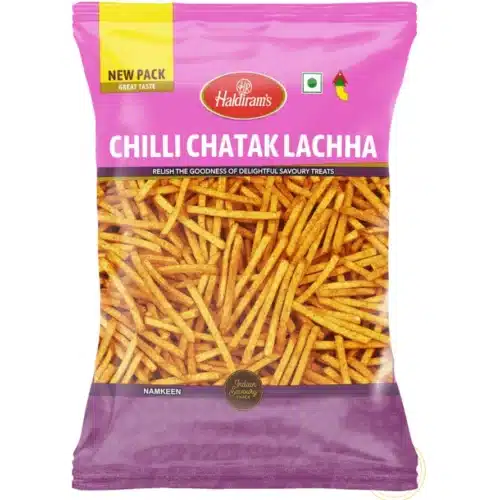 Haldiram Chilli Chatak Lachha 200g spicy potato snack pack