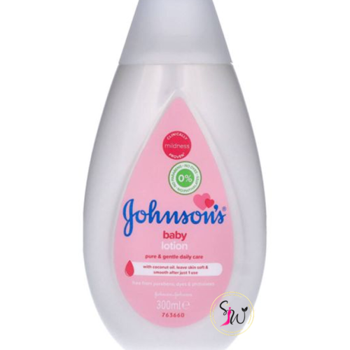 Johnson’s Baby Lotion 300 ml bottle for gentle moisturizing baby skin care