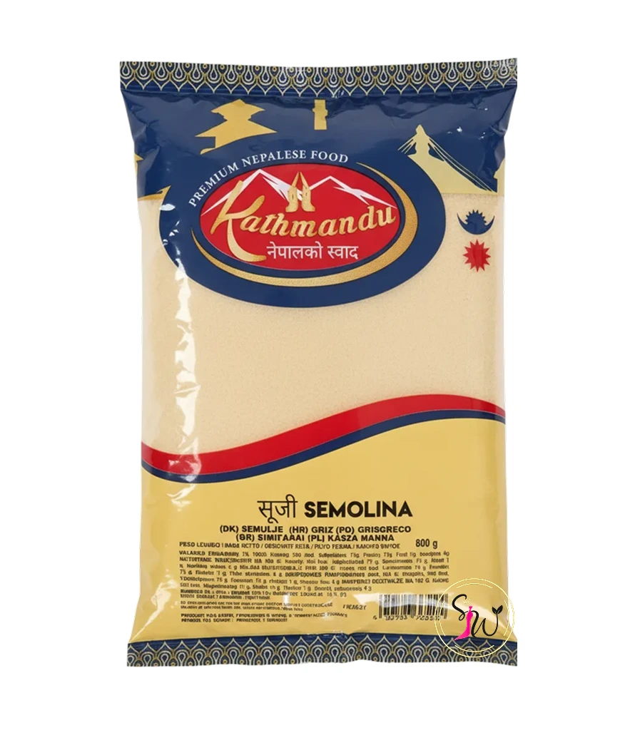 Kathmandu Semolina (सूजी) – 800 g 1 Kathmandu Semolina Sooji 800g packaging