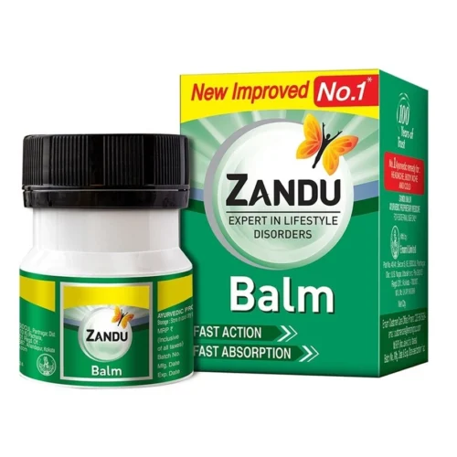 Zandu Balm 8ml small pack for headache and cold relief