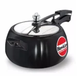 Hawkins Pressure Cooker Contura Black 2 Hawkins Contura Black XT 5 Litre pressure cooker with hard anodised body and induction-compatible base