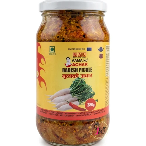 Home 53 Aama ko Radish Pickle traditional Nepali mula achar packaging