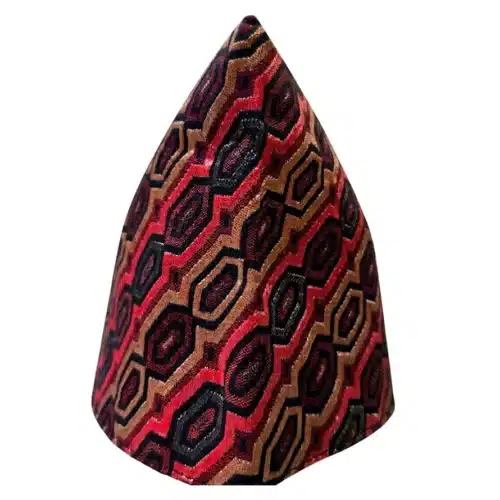 Authentic Nepali Dhaka Topi front view