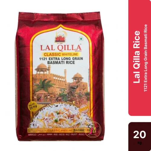 Lal Qilla Classic Whiteline 1121 Extra Long Grain Basmati Rice 20kg premium Indian rice