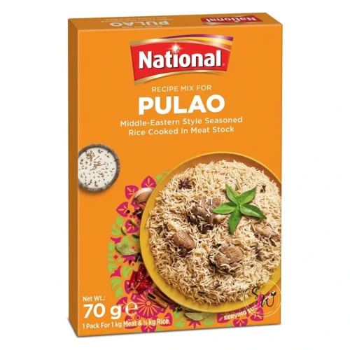 New Arrival 29 National Pulao Masala 140g aromatic spice mix for chicken, lamb, or vegetable rice dishes