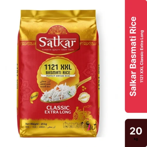 Satkar 1121 XXL Basmati Rice Classic Extra Long 20kg premium aromatic Indian rice