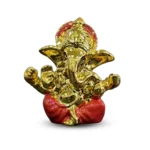 Small Ganesh Statue – Perfect for Your Car & Home 2 Small golden Lord Ganesh statue for car dashboard decoration