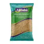 Ali Baba Dhania Whole (Whole Coriander Seeds) – 750g 2 Ali Baba Dhania whole coriander seeds 750g premium quality spice