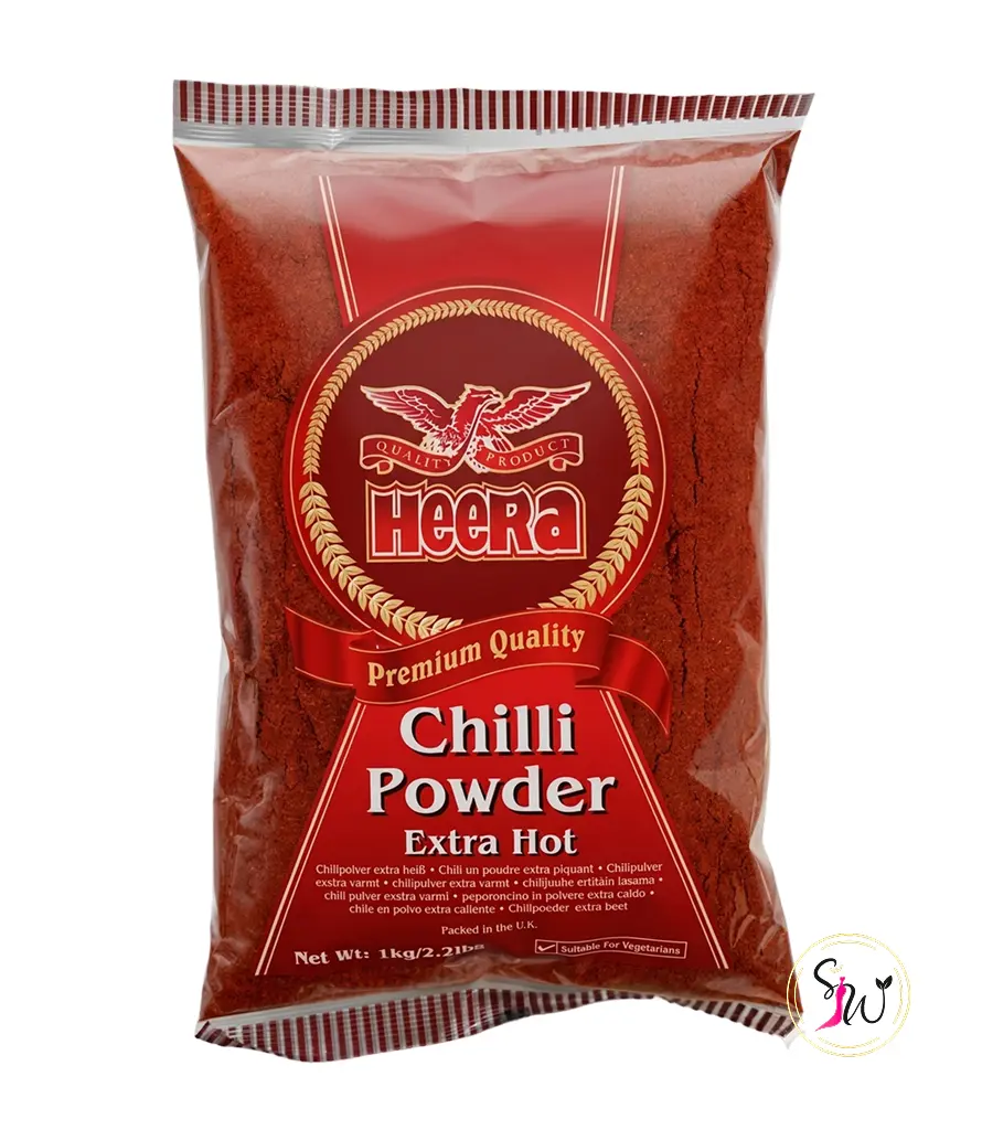 Heera Chilli Powder Extra Hot - 1kg 1 Heera Chilli Powder Extra Hot intense heat chili powder