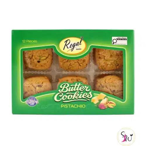 Regal Butter Cookies Pistachio – buttery cookies with pistachio nuts