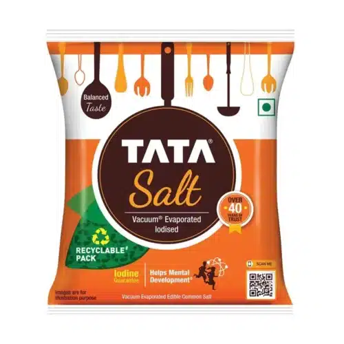 Tata Salt 1 kg vacuum evaporated iodized salt product of India