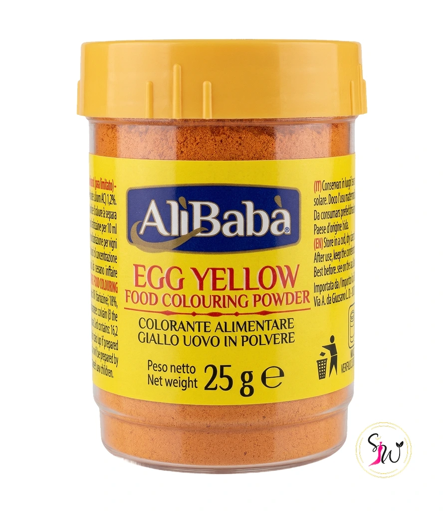 AliBaba Egg Yellow Food Colouring Powder 1 AliBaba Egg Yellow Food Colouring Powder for cooking and baking