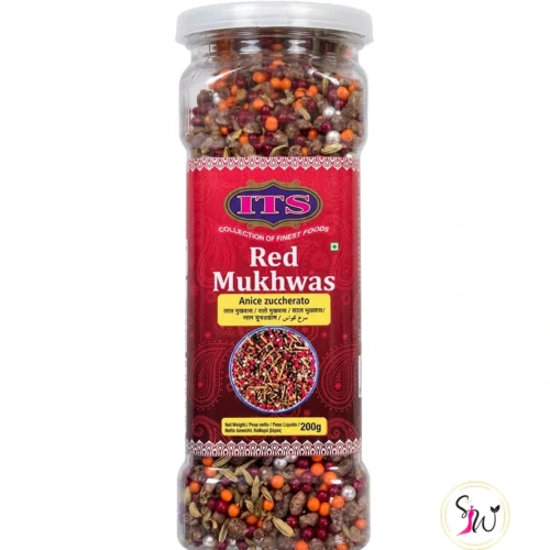 Red Mukhwas sweet Indian mouth freshener packaging