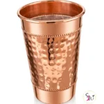 Copper Glass 2 Hand Hammered Pure Copper Tumbler for Drinking Water