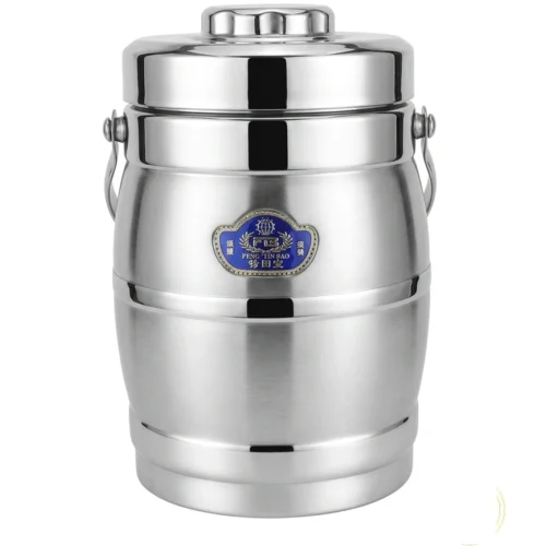Stainless steel vacuum insulated thermal lunch jar food carrier for hot and cold meals