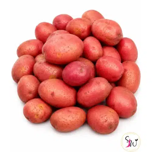 Red Potatoes isolated on white background